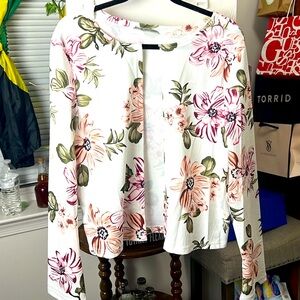 Floral cardigan